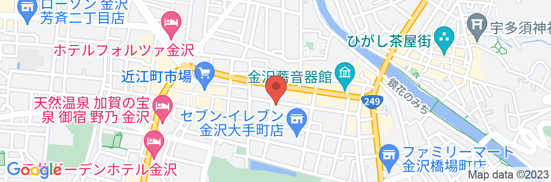 LINNAS Kanazawaの地図