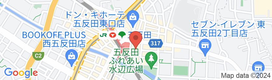 三井ガーデンホテル五反田の地図