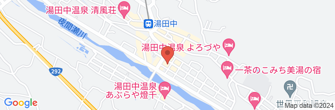 湯田中温泉 せせらぎの宿 ホテル星川館(BBHホテルグループ)の地図