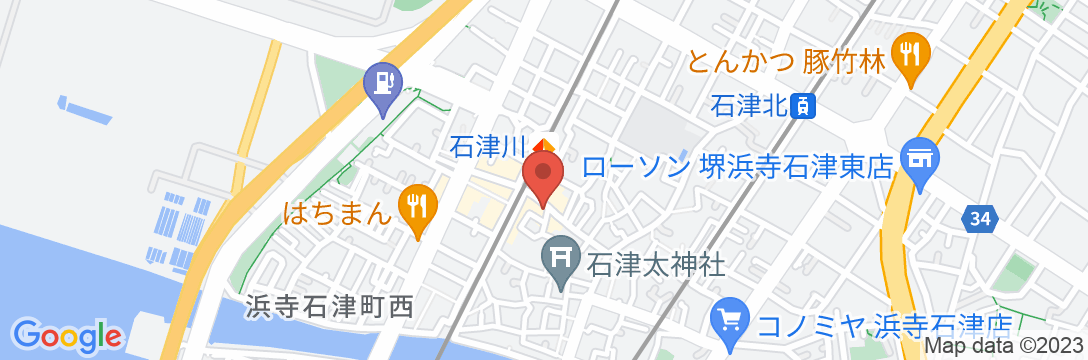 アパートメントハイツHANA華の地図