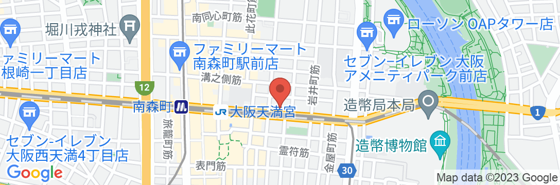 DEL style 大阪東天満(旧ダイワロイネットホテル大阪東天満)の地図