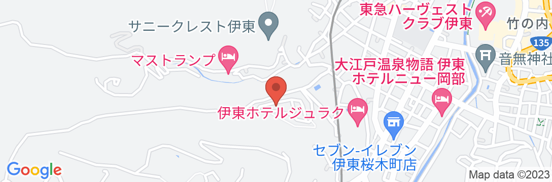 ゲストハウス倭荘の地図