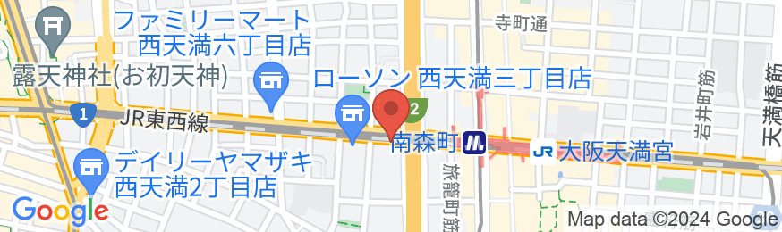 ホテル イルグランデ梅田の地図