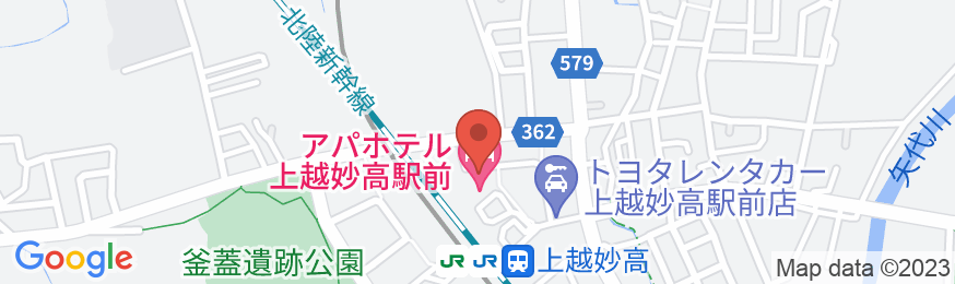 アパホテル〈上越妙高駅前〉の地図