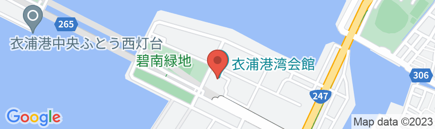 衣浦港湾会館の地図