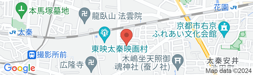ゲストハウス京都嵐山の地図