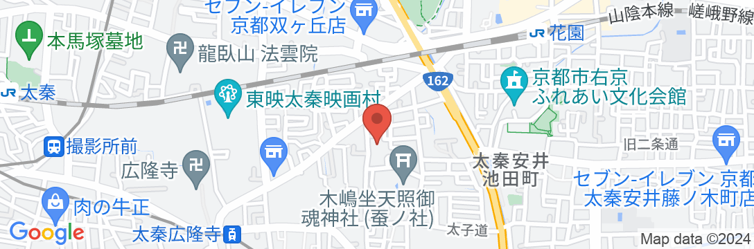 ゲストハウス京都蚕ノ社の地図