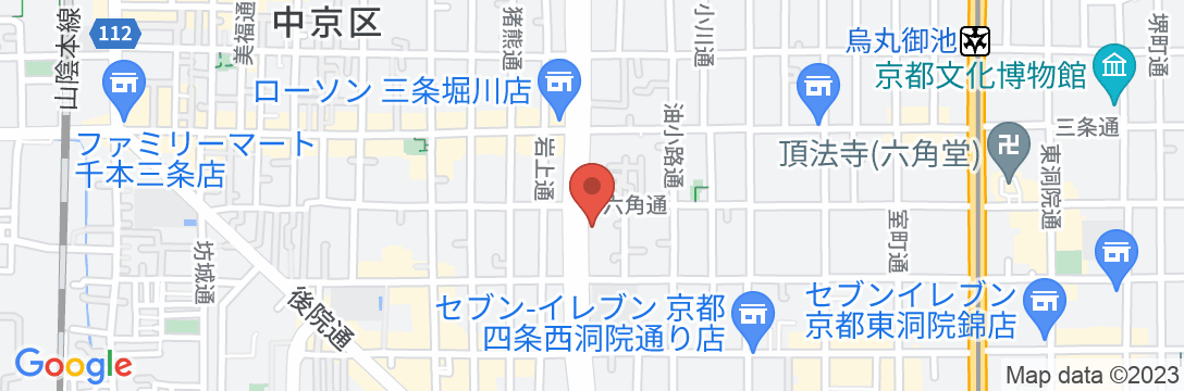 MIMARU京都 二条城の地図