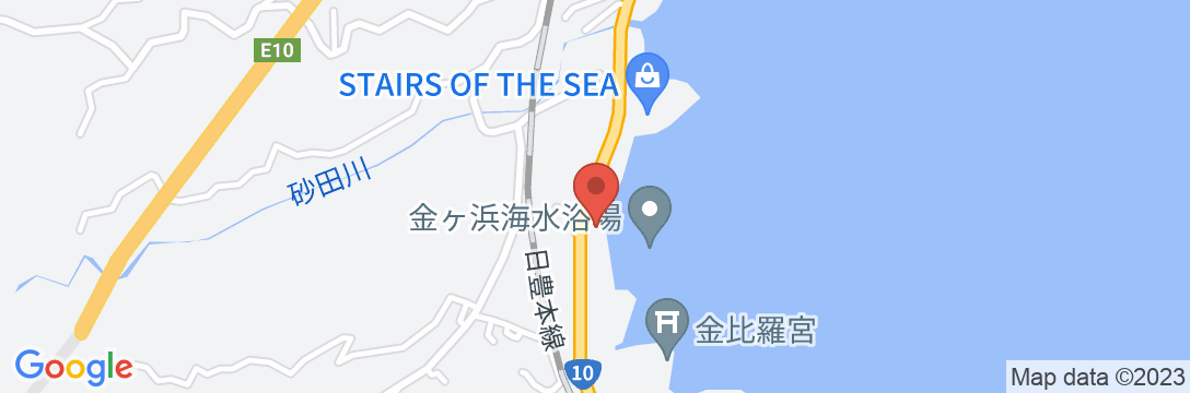 民宿 金ヶ浜の地図