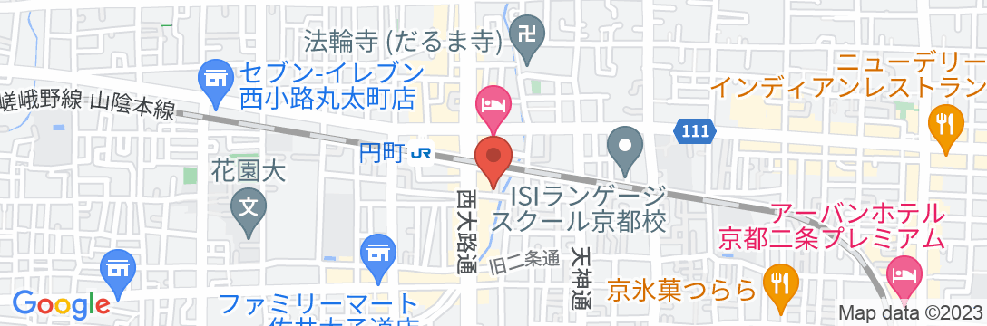 和み家京都 南円町の地図