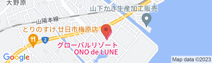 グローバルリゾート ONO de LUNEの地図