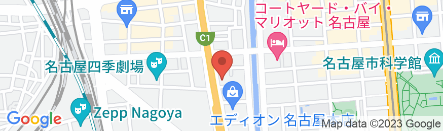 東横INN名古屋名駅南の地図