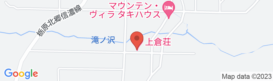 四季の宿 御宿 上倉荘の地図
