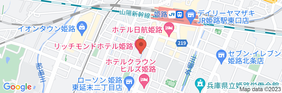 リッチモンドホテル姫路の地図