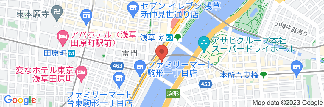 Hostel Chapter Two Tokyoの地図
