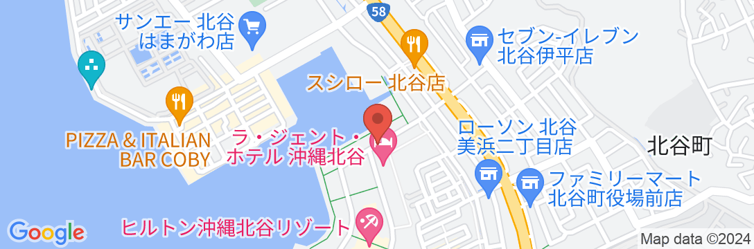 ラ・ジェント・ホテル沖縄北谷/ホテル&ホステルの地図