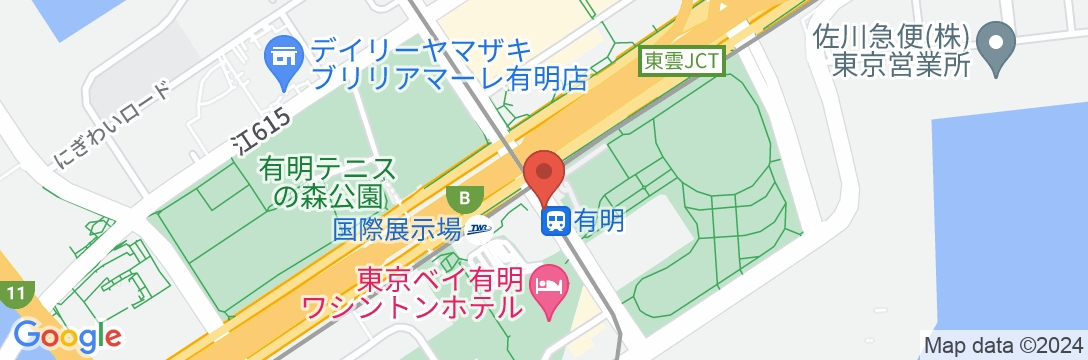 ダイワロイネットホテル東京有明の地図