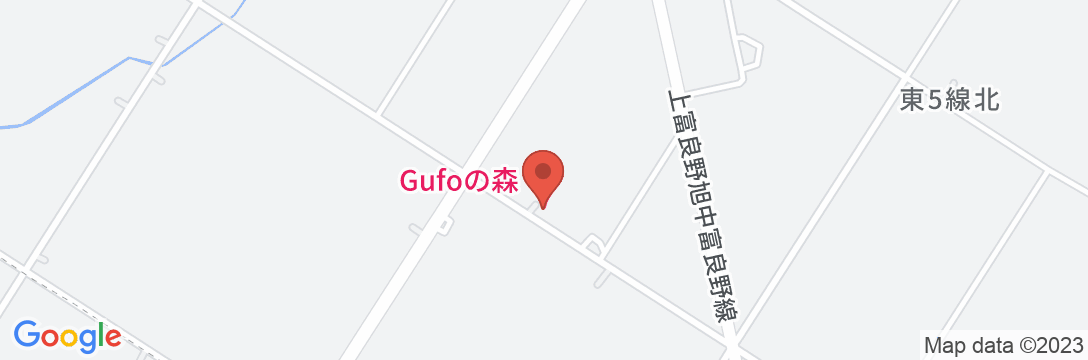 Gufoの森・上富良野の地図