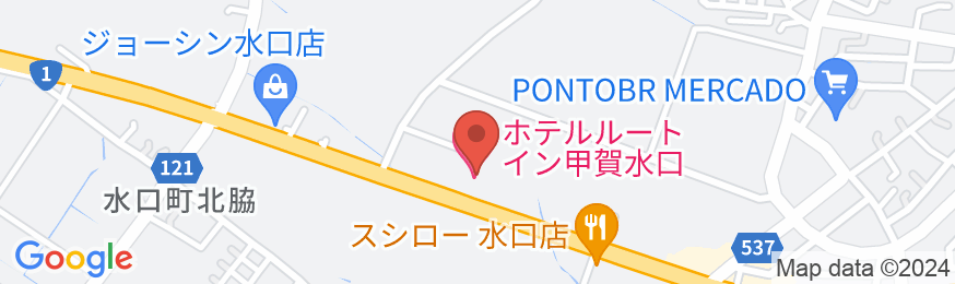 ホテルルートイン甲賀水口 -国道1号-の地図