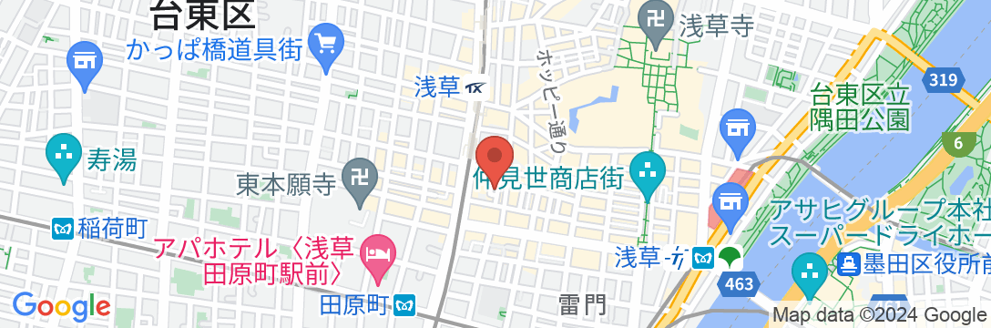 ホテルトレンド浅草ANNEXの地図