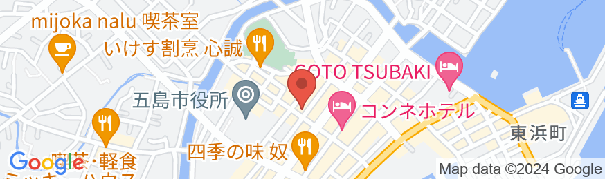 ホテル 上乃家<五島・福江島>の地図
