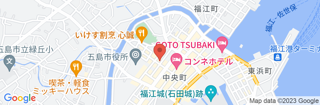 ホテル 上乃家<五島・福江島>の地図