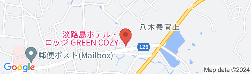 淡路島ホテル・ロッジ GREEN COZY<淡路島>の地図
