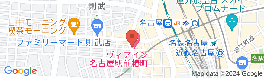 ヴィアイン名古屋駅前椿町(JR西日本グループ)の地図