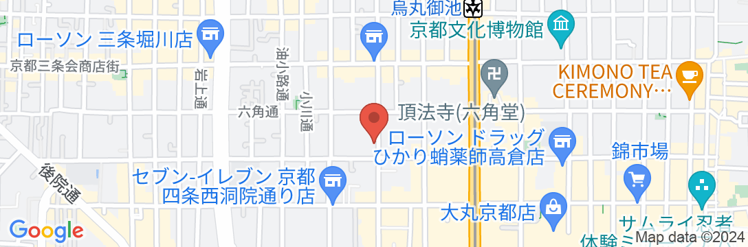 ホテルビスタプレミオ京都 和邸の地図