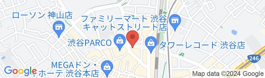 ザ ミレニアルズ渋谷(THE MILLENNIALS)の地図