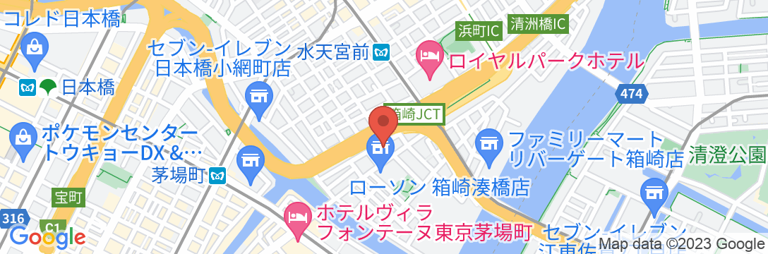 MIMARU東京 日本橋水天宮前の地図