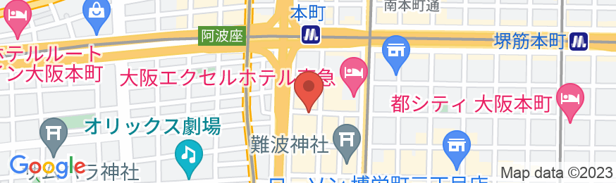 ホテルWBF本町の地図