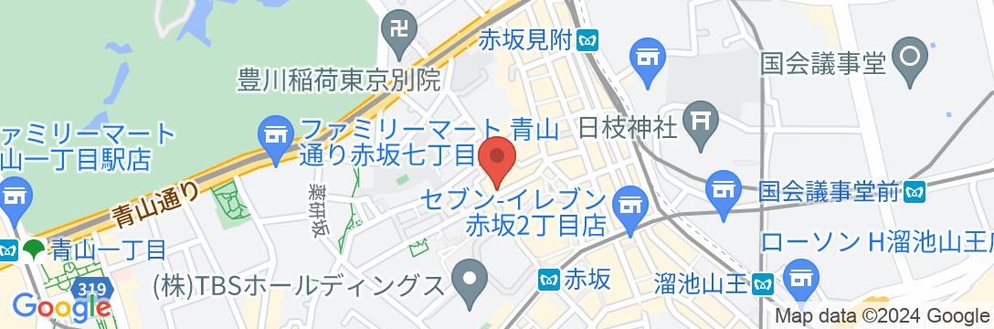 ナインアワーズ赤坂・スリープラボの地図