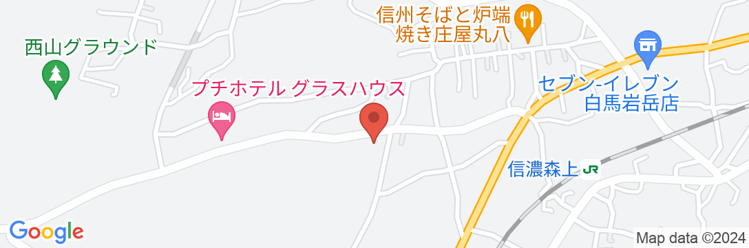 ファミーユ若田の地図