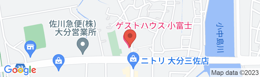 ゲストハウス 小富士の地図