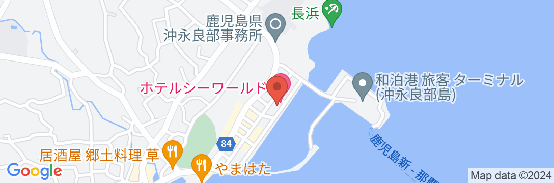 ホテル シーワールド<沖永良部島>の地図