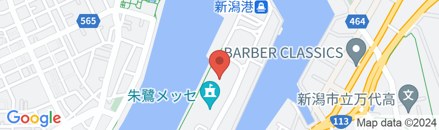 ホテル日航新潟の地図