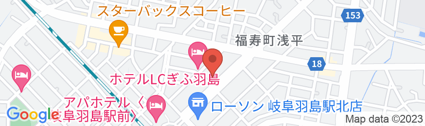 ホテルリブマックス岐阜羽島駅前の地図