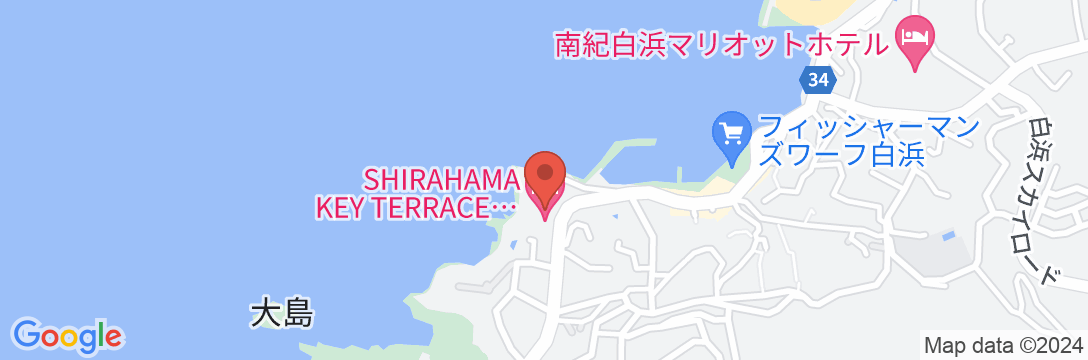 SHIRAHAMA KEY TERRACE HOTEL SEAMORE(ホテルシーモア)の地図