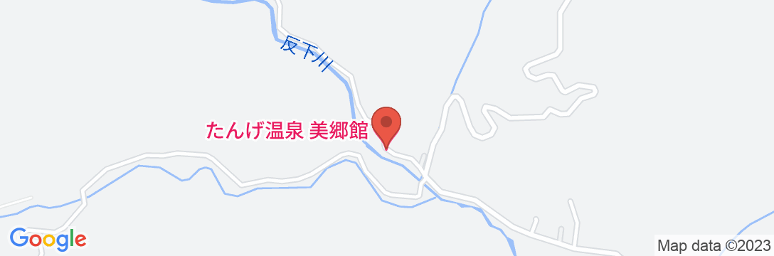 たんげ温泉 美郷館の地図