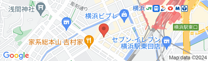 ホテルユニゾ横浜駅西の地図