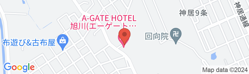 A-GATE HOTEL 旭川の地図
