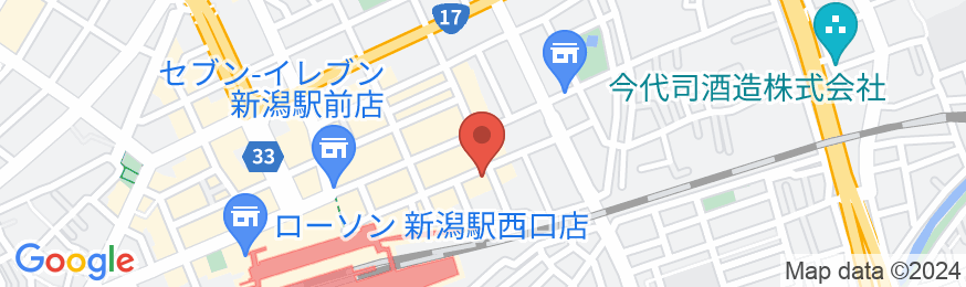 ホテルリブマックス新潟駅前の地図