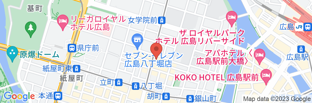 ホテルビスタ広島の地図