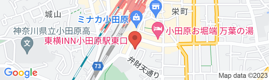 東横INN小田原駅東口の地図