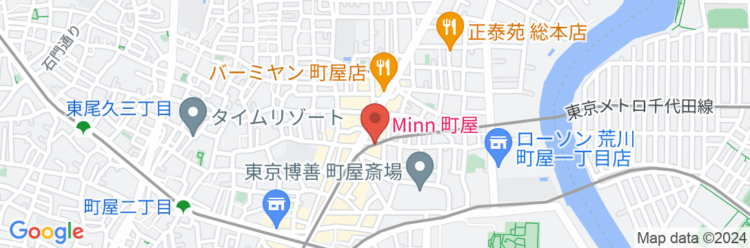 Minn町屋の地図