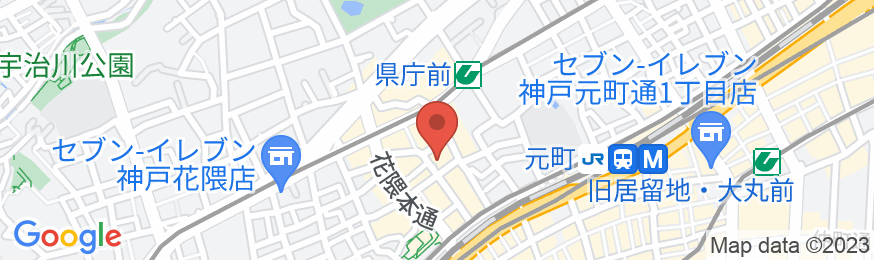 神戸トラベラーズインの地図
