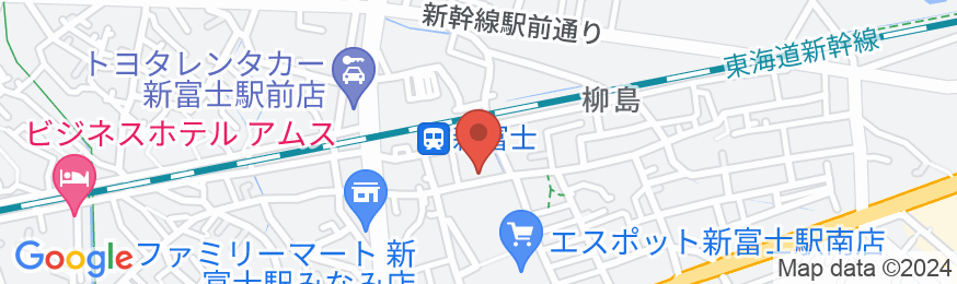 東横INN新富士駅南口の地図