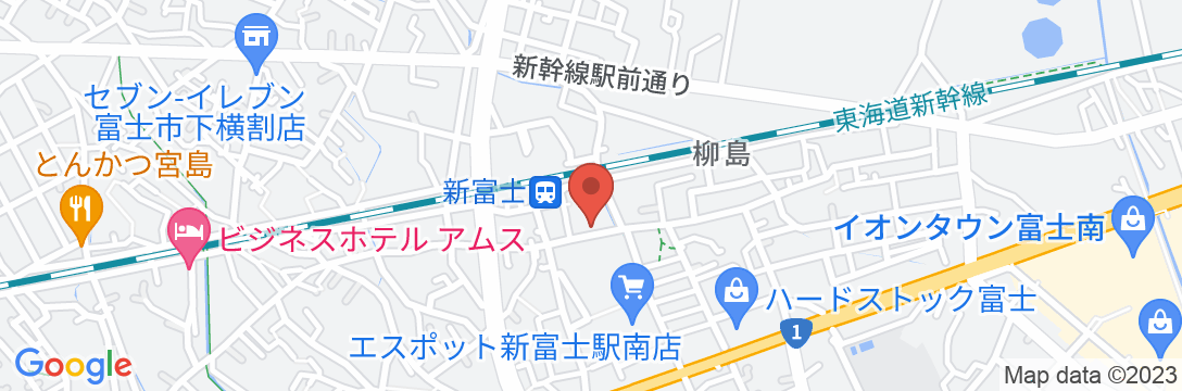東横INN新富士駅南口の地図