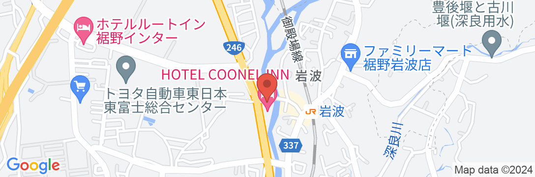 ホテル クーネルインの地図